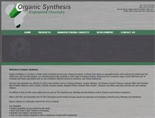 Tablet Screenshot of organicsynthesis.co.za